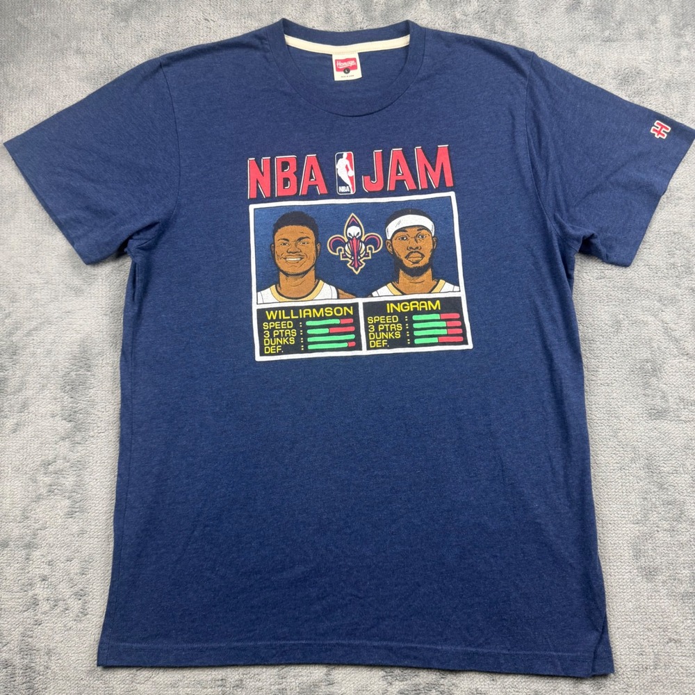 Homage NBA Jam New Orleans Pelicans Shirt Vintage 90s Mens L